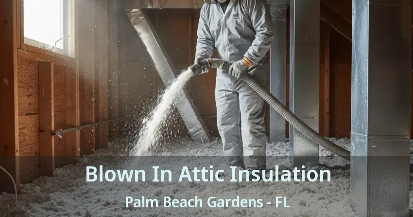 Blown In Attic Insulation Palm Beach Gardens - FL