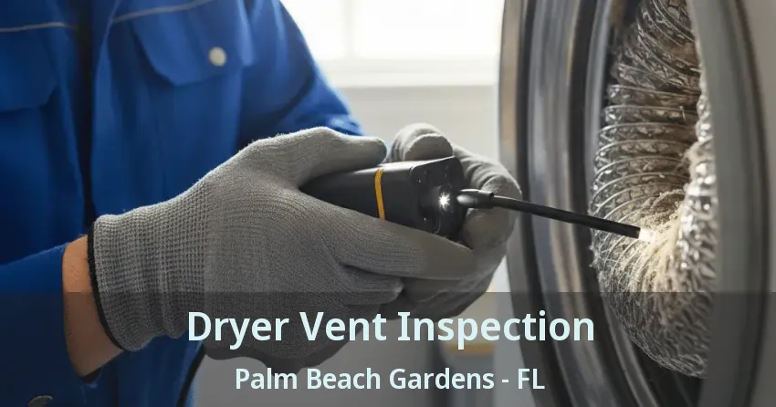 Dryer Vent Inspection Palm Beach Gardens - FL