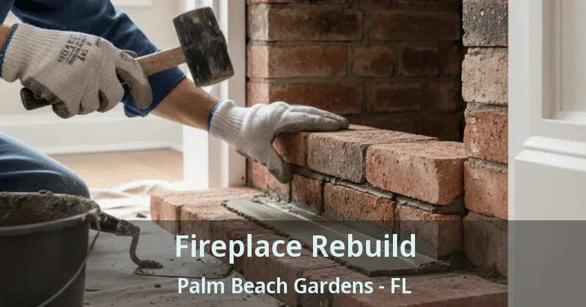 Fireplace Rebuild Palm Beach Gardens - FL