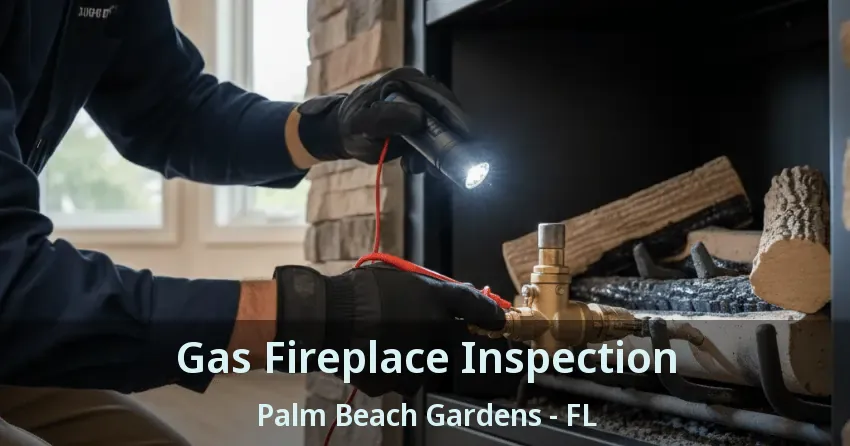 Gas Fireplace Inspection Palm Beach Gardens - FL