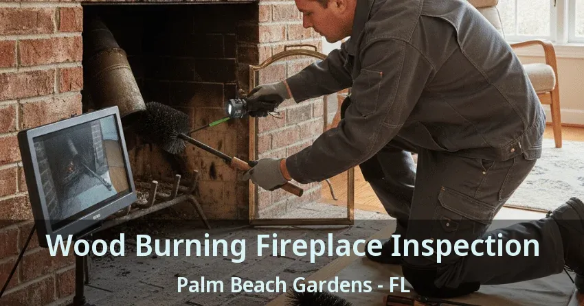 Wood Burning Fireplace Inspection Palm Beach Gardens - FL Wood Burning Fireplace Inspection Palm Beach Gardens - FL